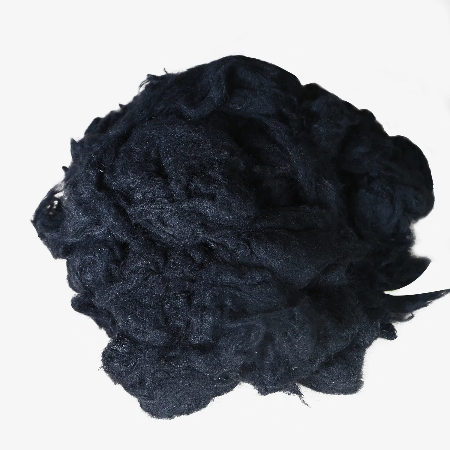 Nylon 6-Stapelfaser in Schwarz