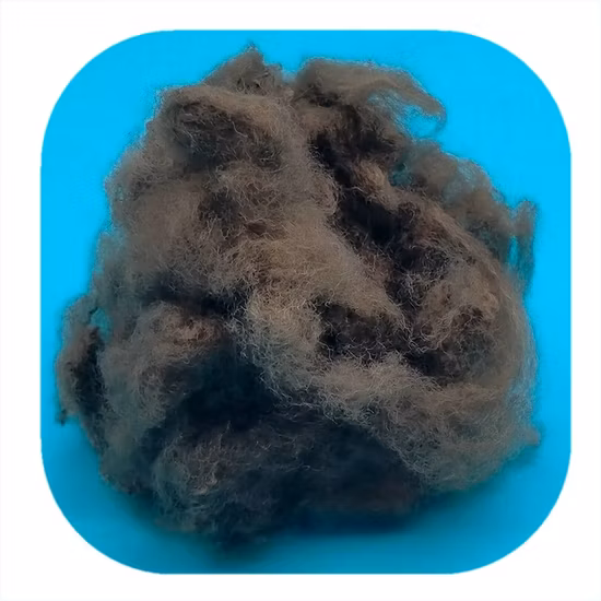 Polyester-Stapelfaser aus synthetischer, chemisch recycelter PSF-Haustierfaser